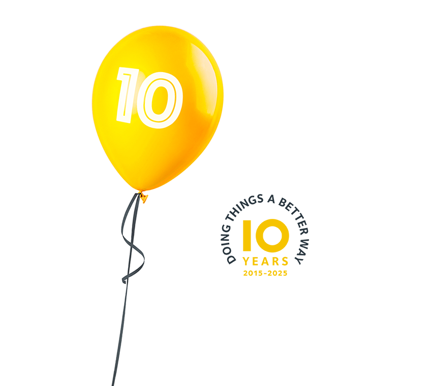 10 years of staying humble
